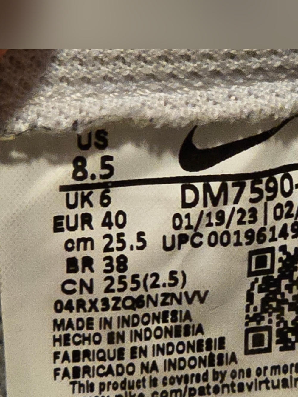 Nike Court Legacy Lift Platform Sneakers White Black DM7590-100 Women’s 8.5 - Picture 8 of 8